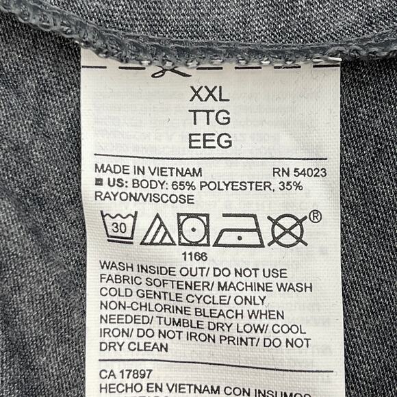 Old Navy Active Get It Girl Graphic Tee Sz XXL New Gray Short Sleeve T-Shirt - Picture 5 of 6